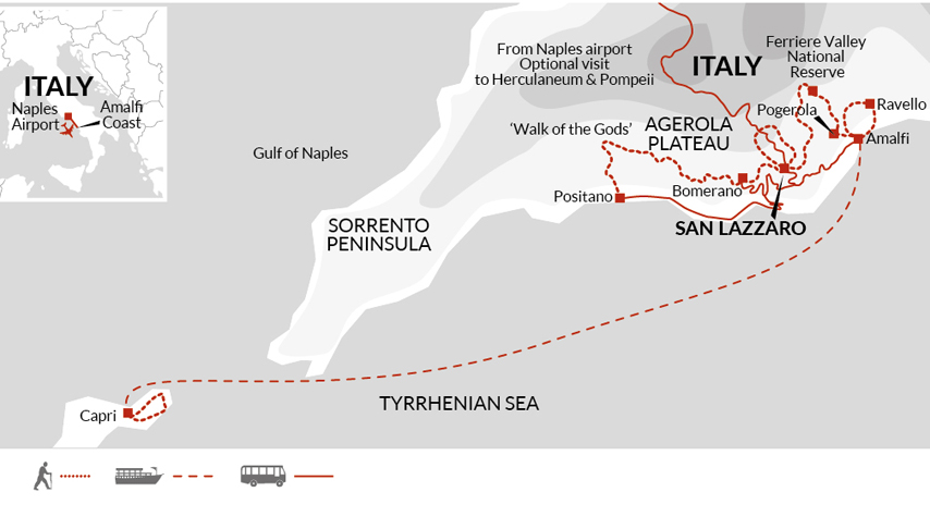 Amalfi Coast Walking Tour