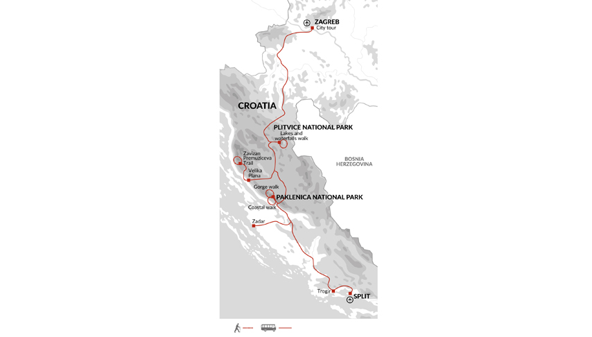 Walks and Coastal Towns of Croatia Tour