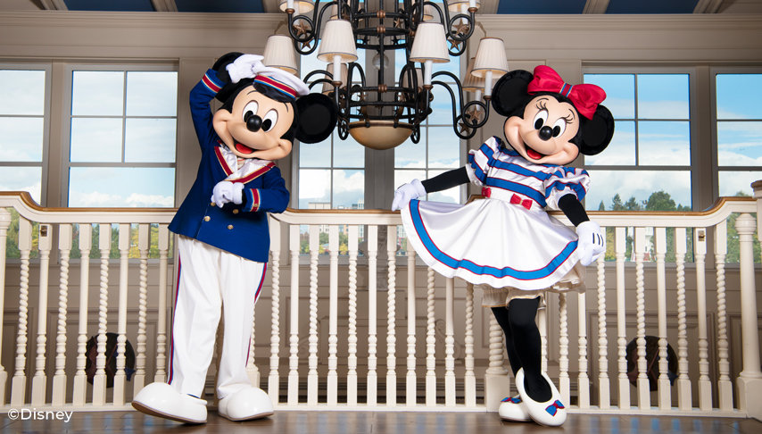 Mickey Mouse And Minnie Mouse At Disney Newport Bay Club (1)